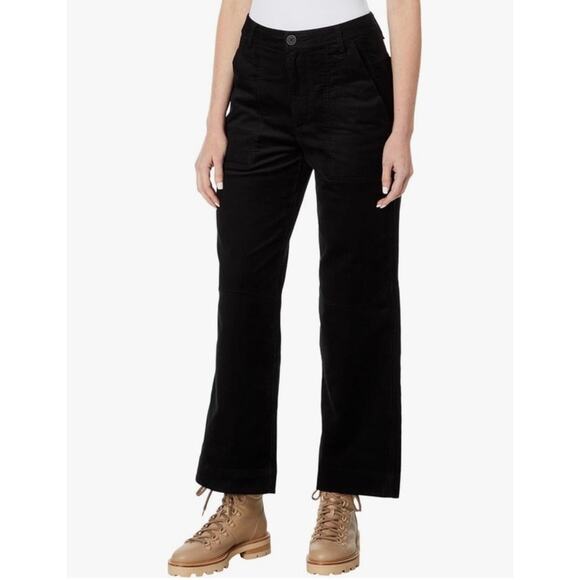 KUT from the Kloth Women’s Charlotte High Rise Corduroy Pants Black Sz 2 - Picture 1 of 12